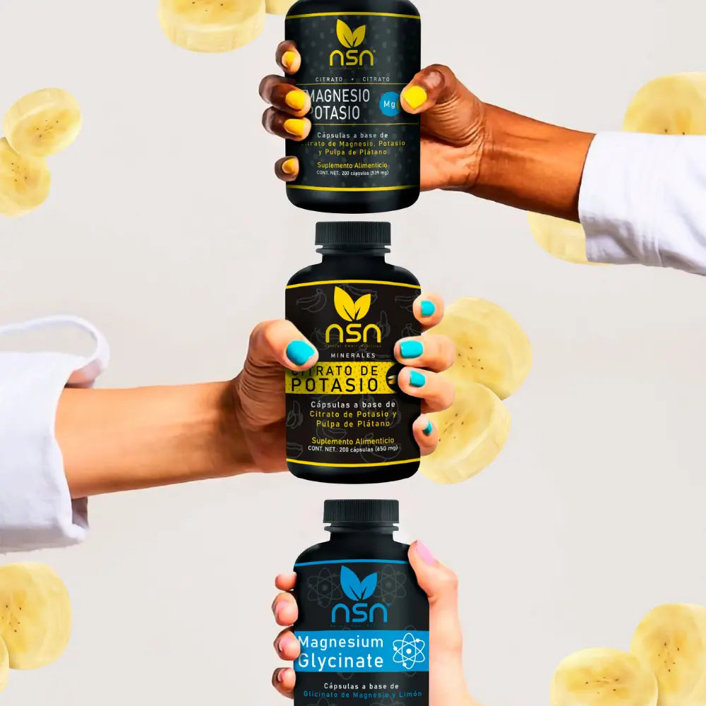 Citrato de Potasio | Con Pulpa de Plátano NSN Natural Smart Nutrition
