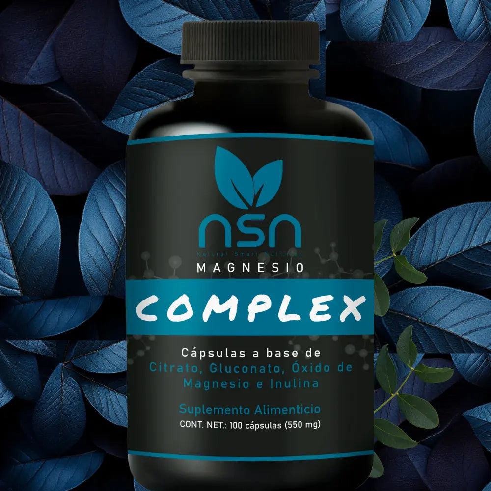 Magnesio Complex | gluconato, citrato y oxido NSN Natural Smart Nutrition
