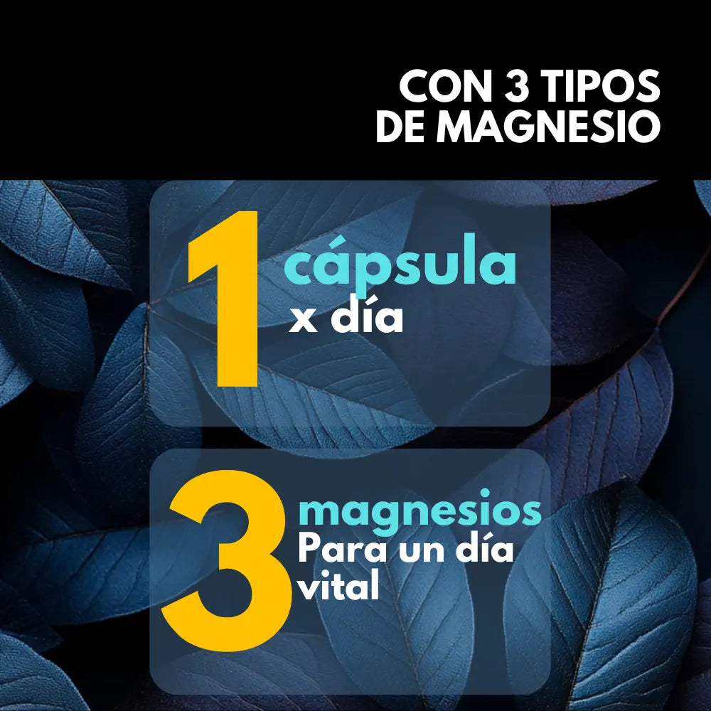 Magnesio Complex | gluconato, citrato y oxido NSN Natural Smart Nutrition
