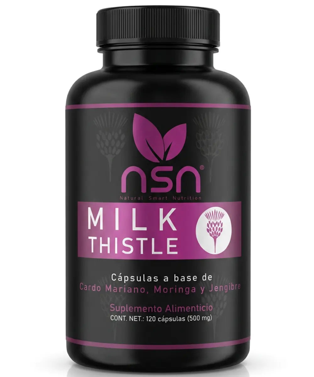 Milk Thistle | Cardo Mariano | Salud hepática NSN Natural Smart Nutrition