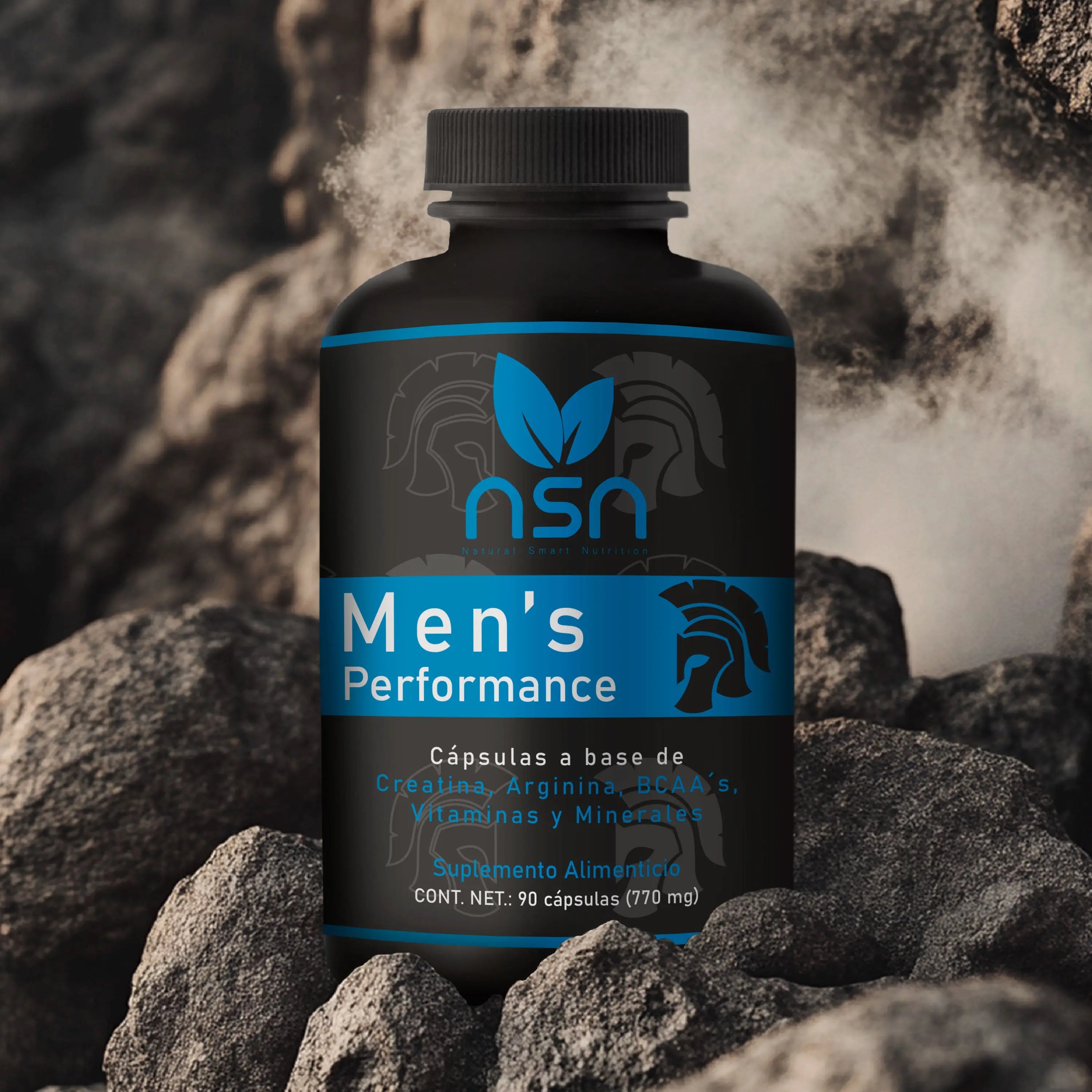 Multivitaminico para Hombres | Mens Performance NSN Natural Smart_vitaminas_minerales_para_hombres_Nutrition_creatina_bcaas_extractos_herbales_energia