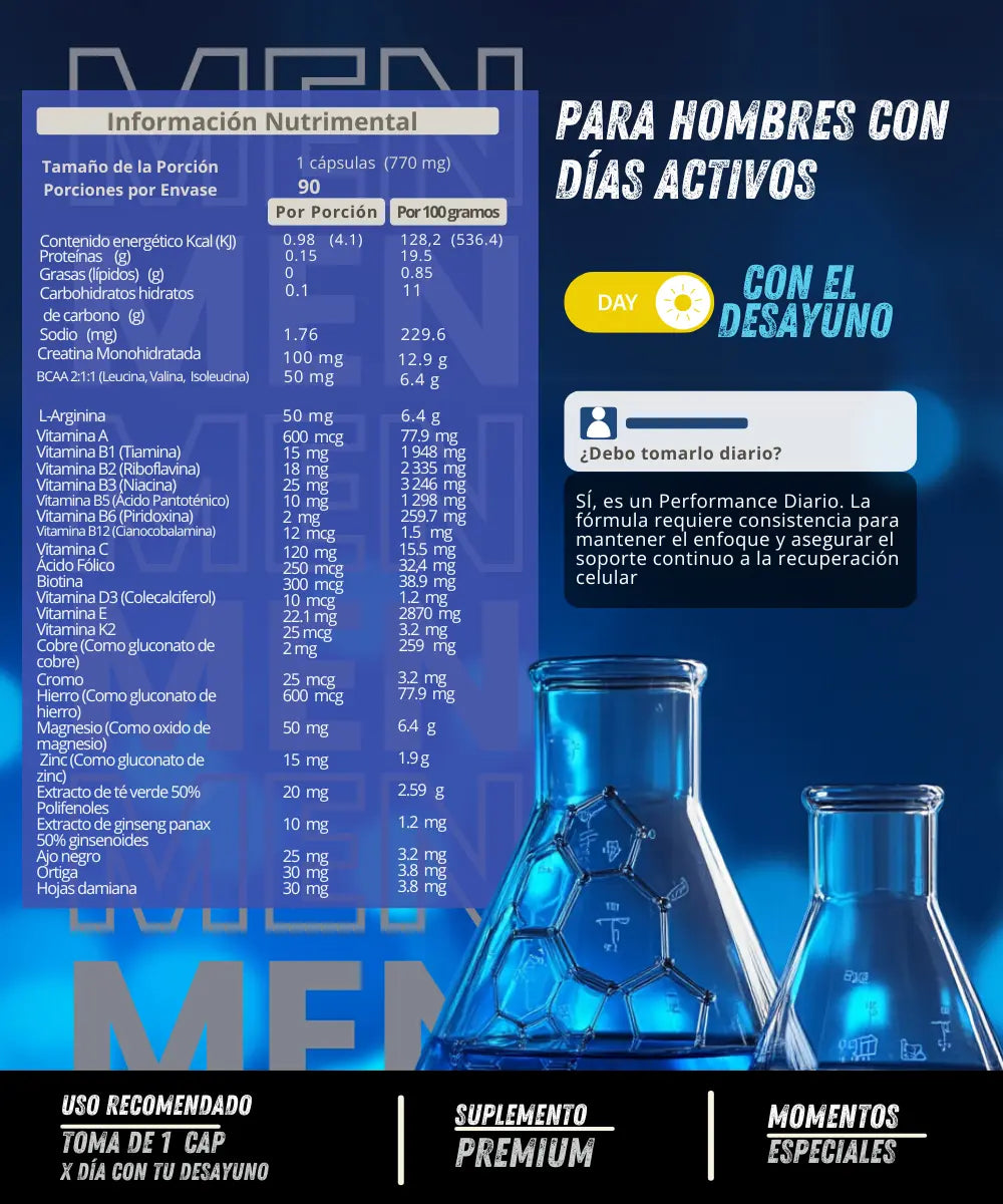 Multivitaminico para Hombres | Mens Performance
