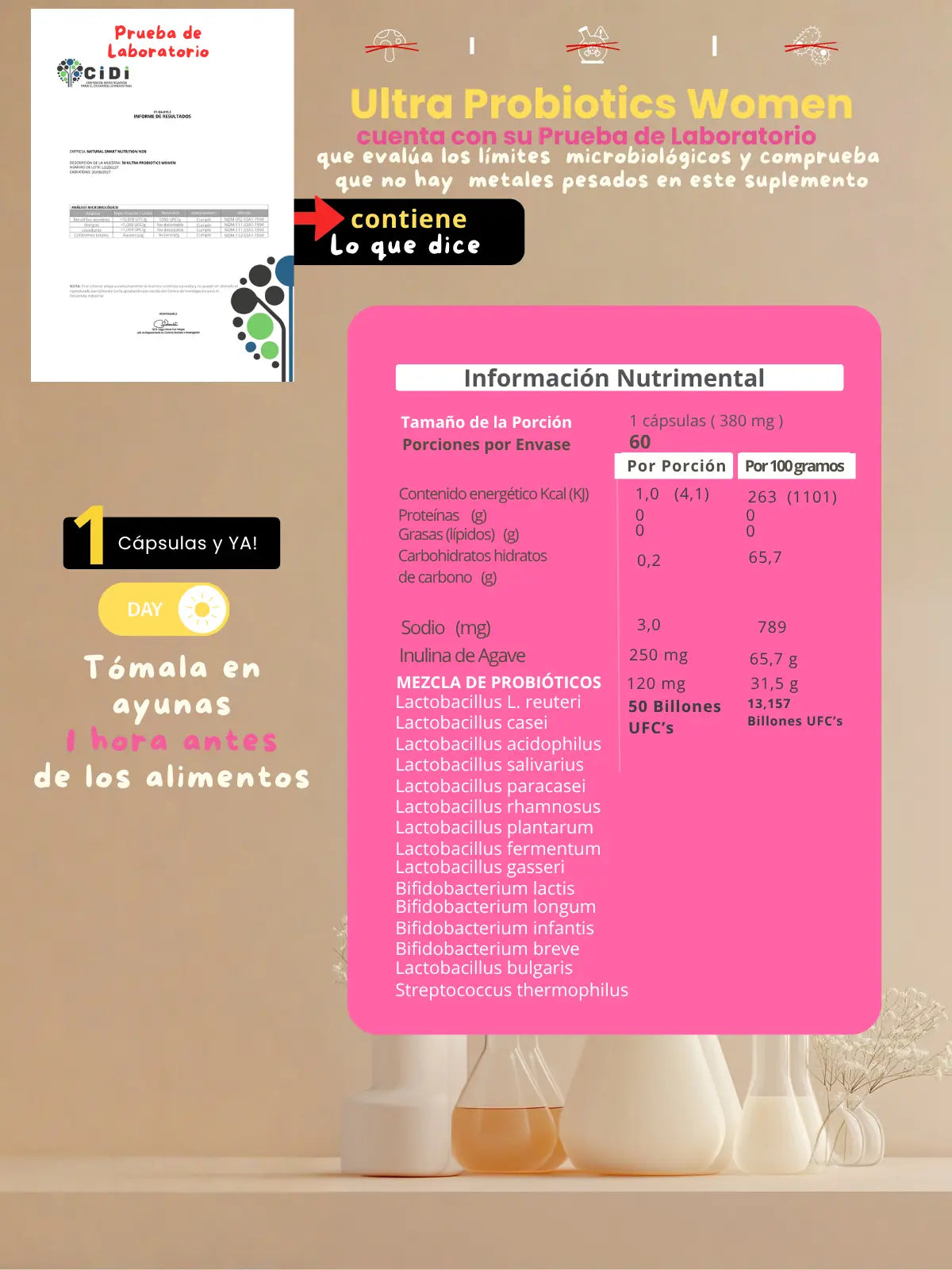 Probioticos para Mujer | Probioticos exclusivos de alta Gama