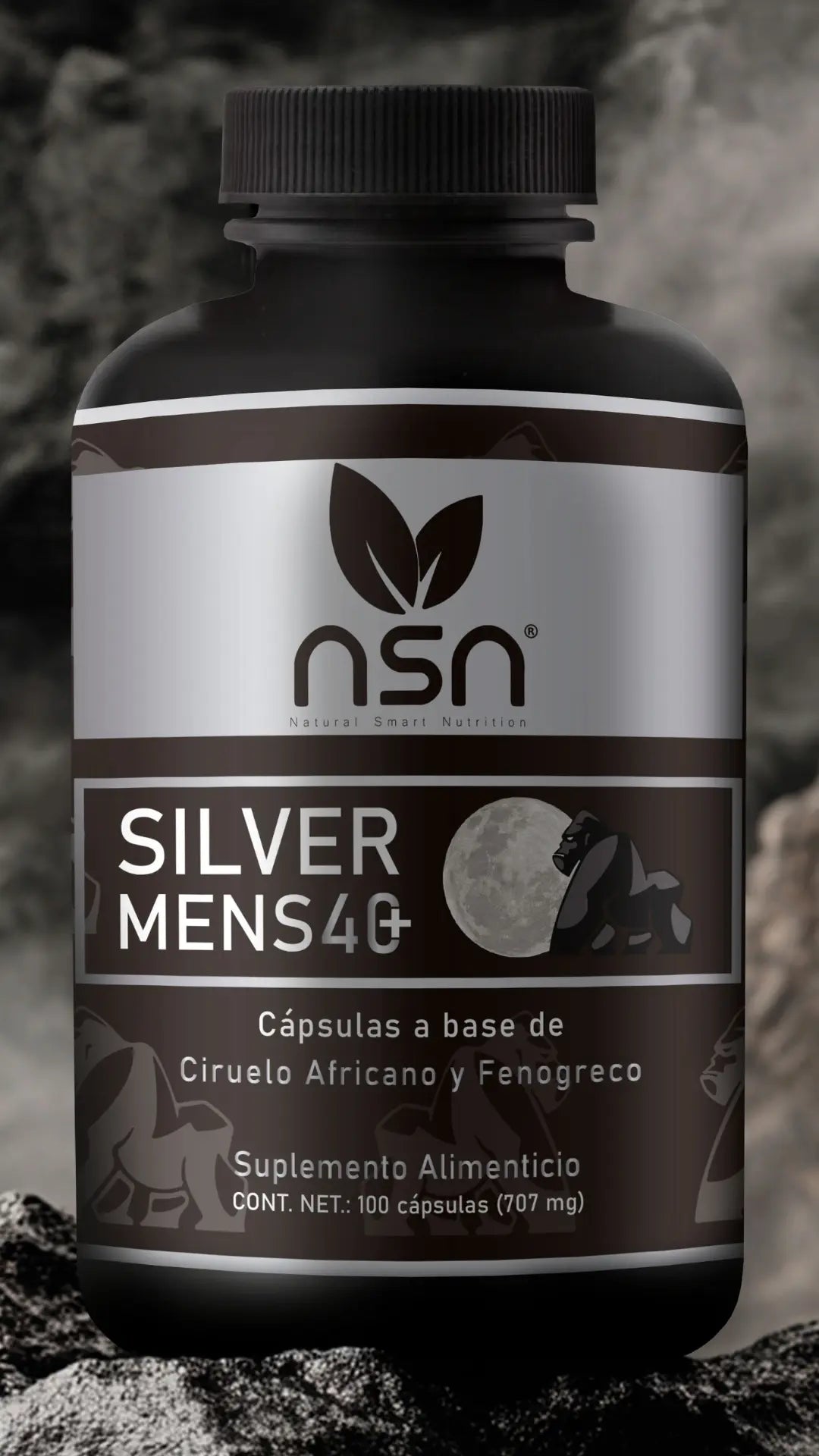 Silver Mens Testo | Suplemento para Prostata NSN Natural Smart Nutrition