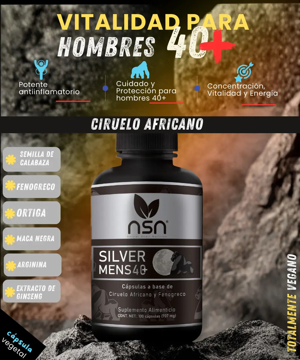 Silver Mens Testo | Suplemento para Prostata