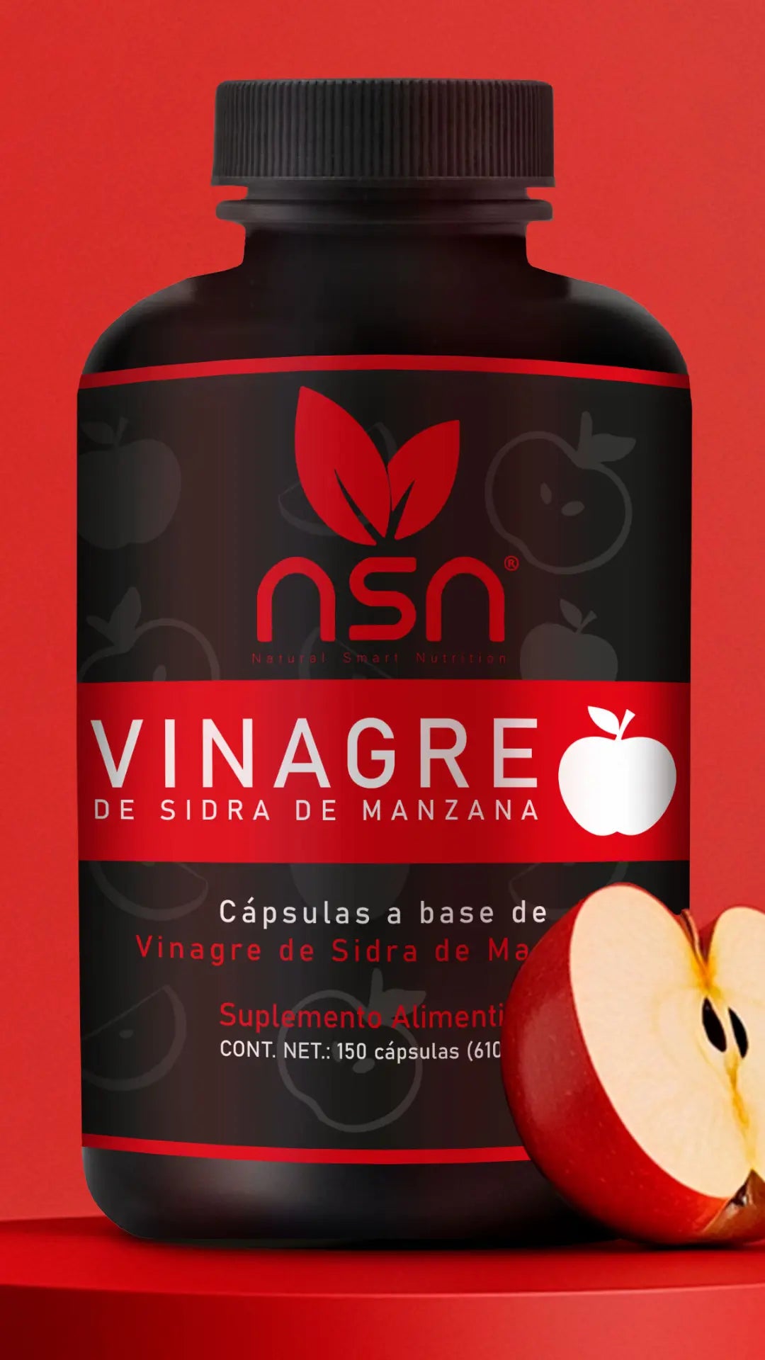 Vinagre de Manzana | Mejor Digestión NSN Natural Smart Nutrition