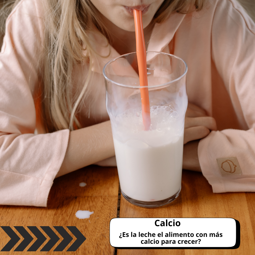 002 Calcio - ¿Es la leche… el alimento con más calcio para crecer?