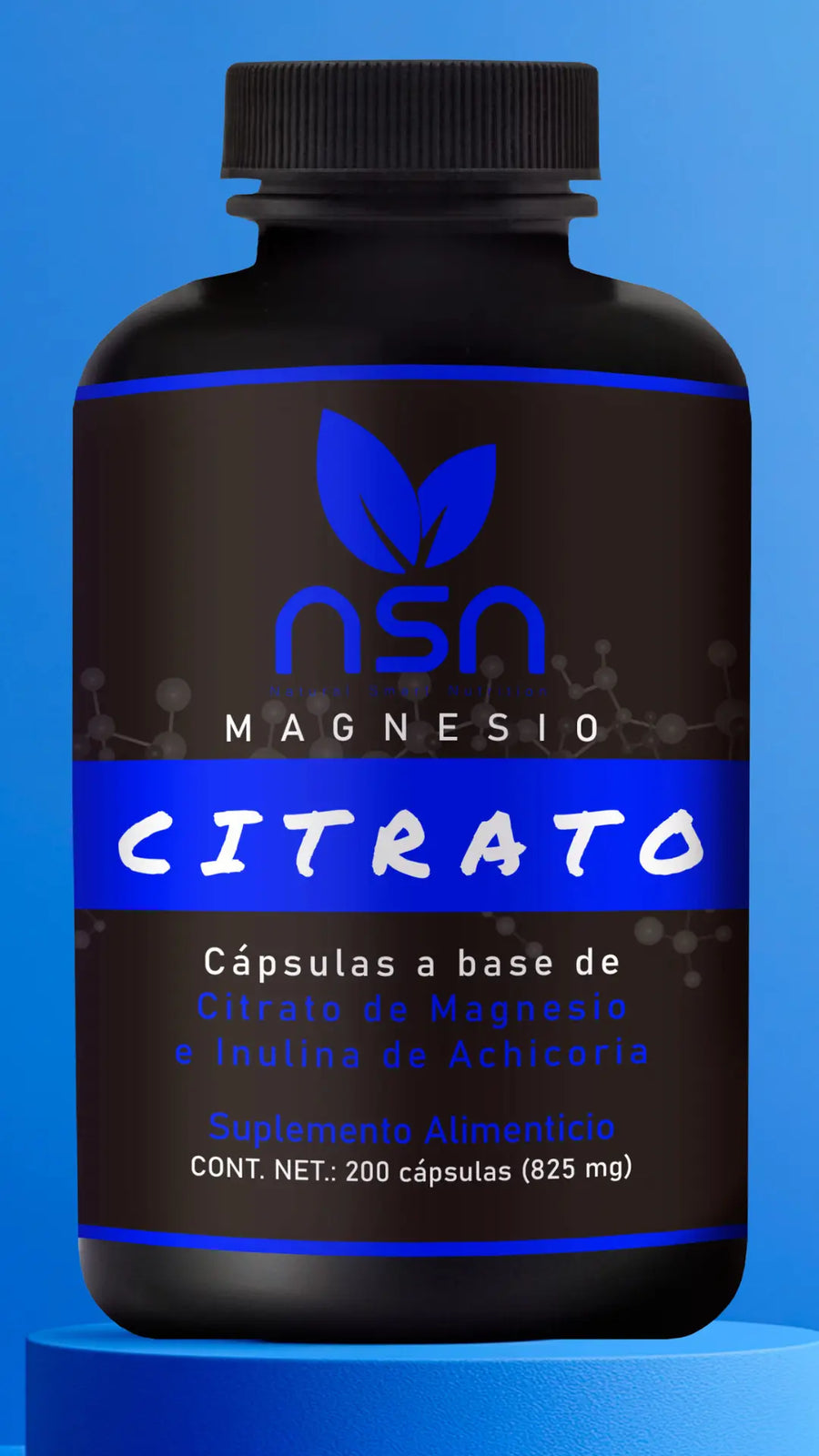 Citrato de Magnesio puro | 200 caps
