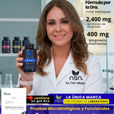 Citrato de Magnesio puro | 200 caps NSN Natural Smart Nutrition