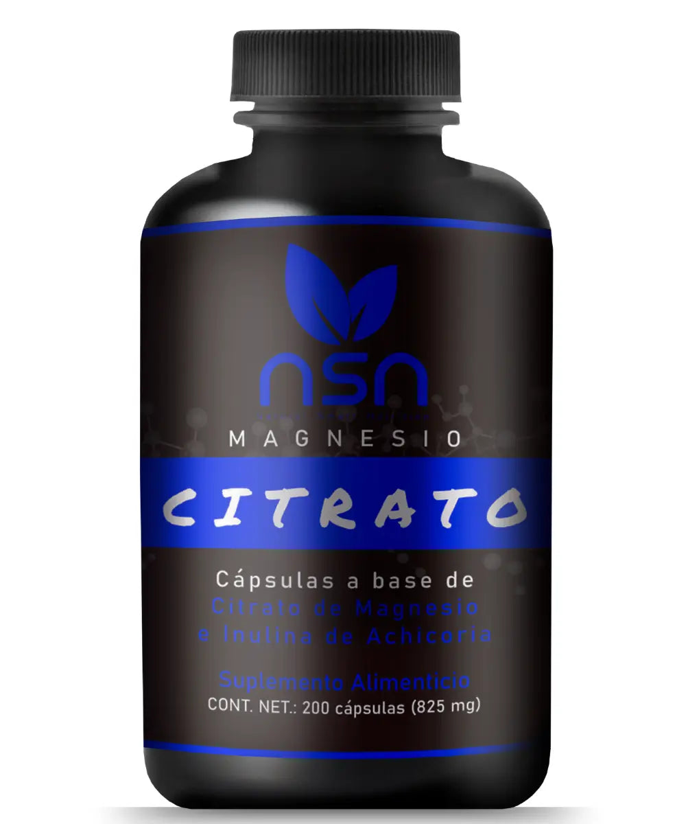 Citrato de Magnesio puro | 200 caps