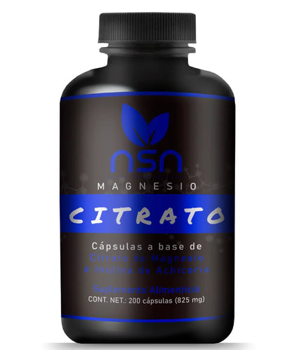 Citrato de Magnesio puro | 200 caps