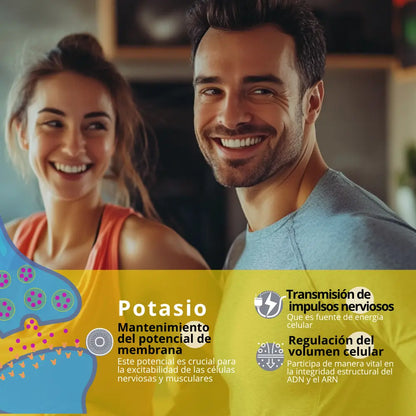 Citrato de Magnesio y Potasio | 200 Caps NSN Natural Smart Nutrition