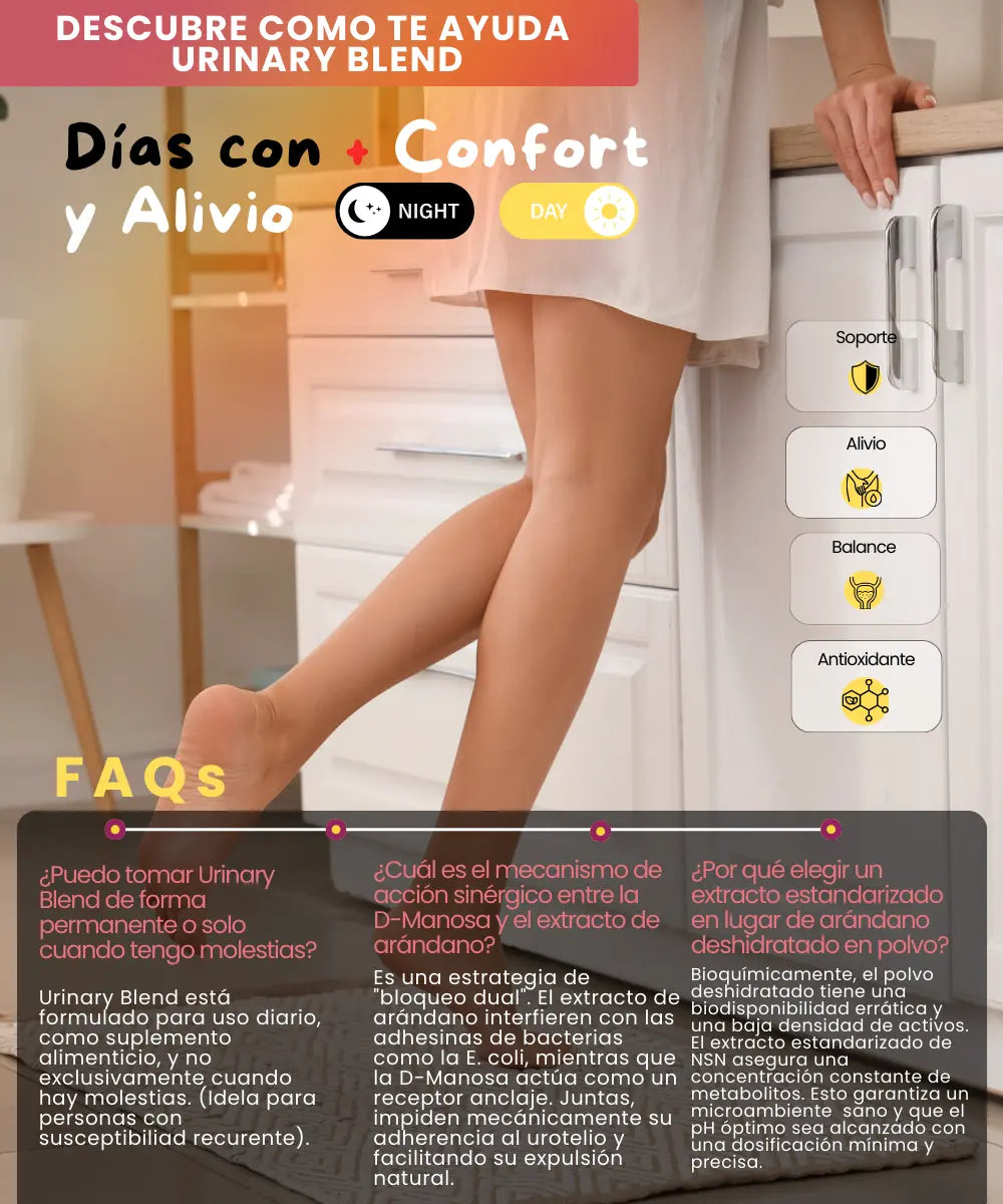 Extracto de arandano | Urinary Blend | Cistitis NSN Natural Smart Nutrition