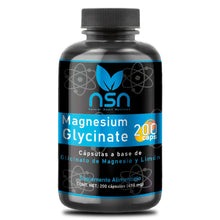 Cargar imagen en el visor de la galería, Glicinato de Magnesio | Magnesium Glycinate NSN Natural Smart Nutrition
