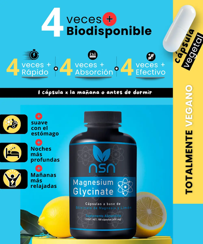 Glicinato de Magnesio | Magnesium Glycinate NSN Natural Smart Nutrition