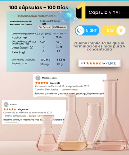 Glicinato de Magnesio | Magnesium Glycinate NSN Natural Smart Nutrition