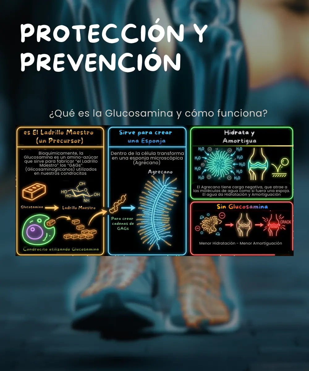 Glucosamina + Quercitina + Condroitina | Cuidado de Grado Atlético