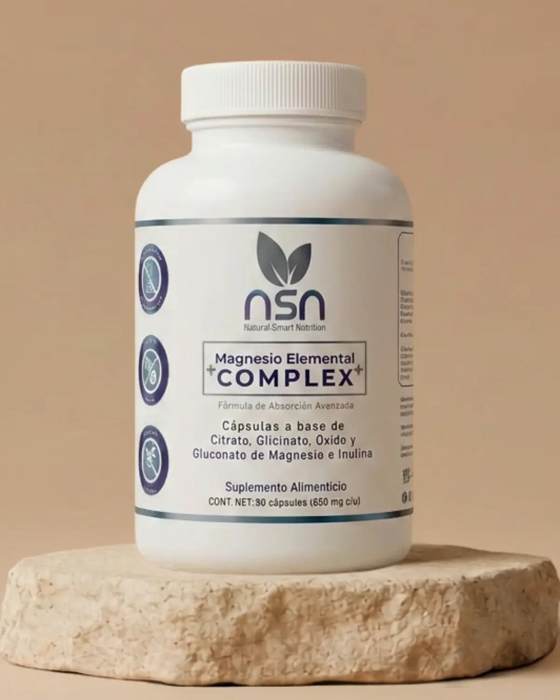Magnesio Elemental COMPLEX | 400 mg Magnesio Elemental NSN