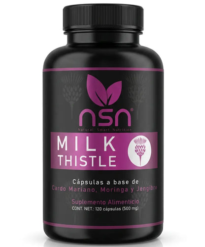 Milk Thistle |  Cardo Mariano |  Salud hepática NSN Natural Smart Nutrition
