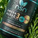 Omega 3 de Algas Marinas | DHA y EPA | 5 veces más Absorbible NSN Natural Smart Nutrition