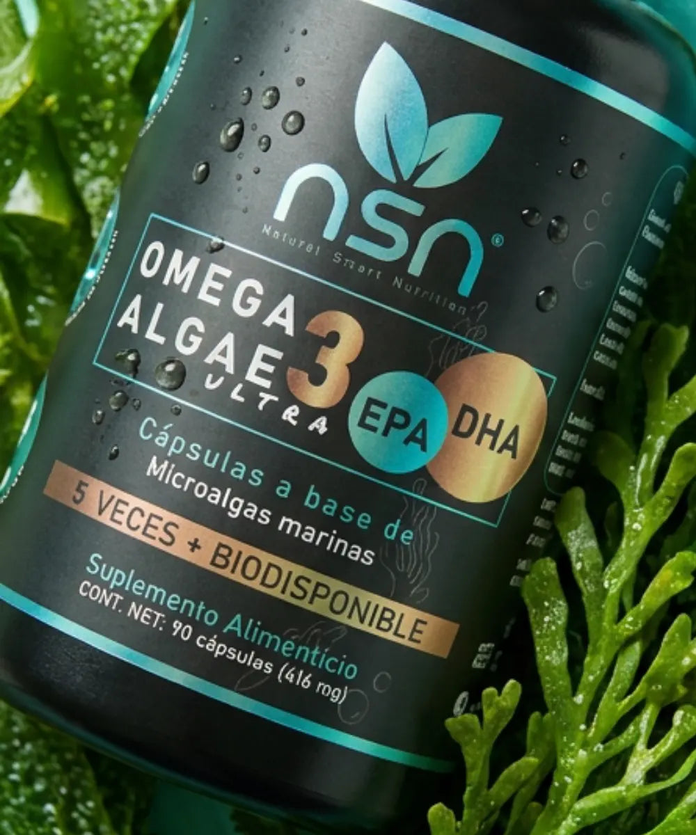 Omega 3 de Algas Marinas | DHA y EPA | 5 veces más Absorbible
