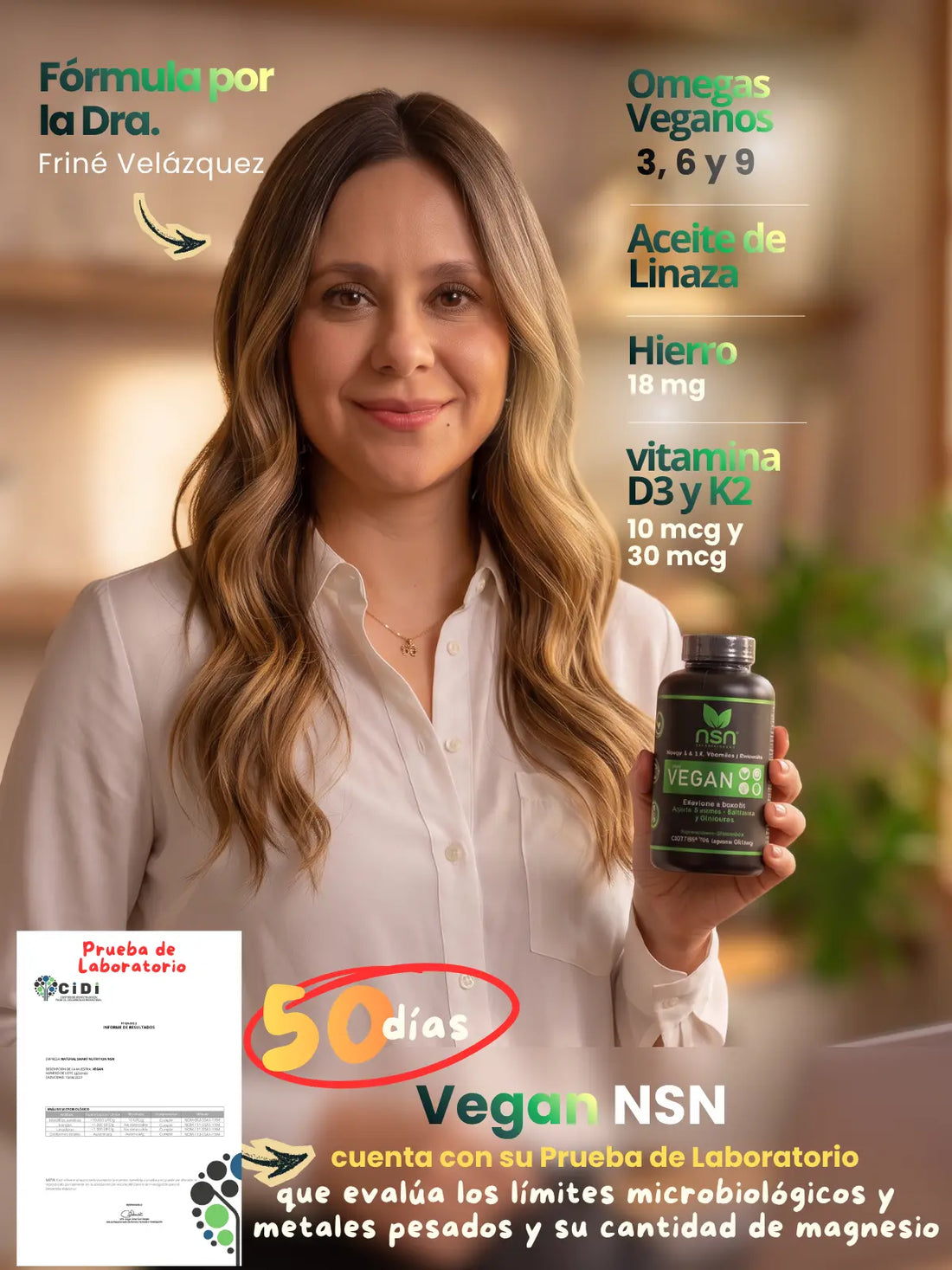 Omegas 3 6 9 | Vegan  | Salud del Cerebro y Corazón