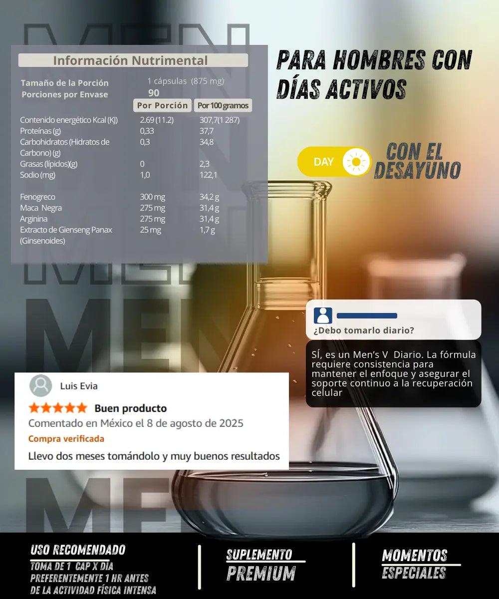 Precursor de Testosterona | Mens Vigor