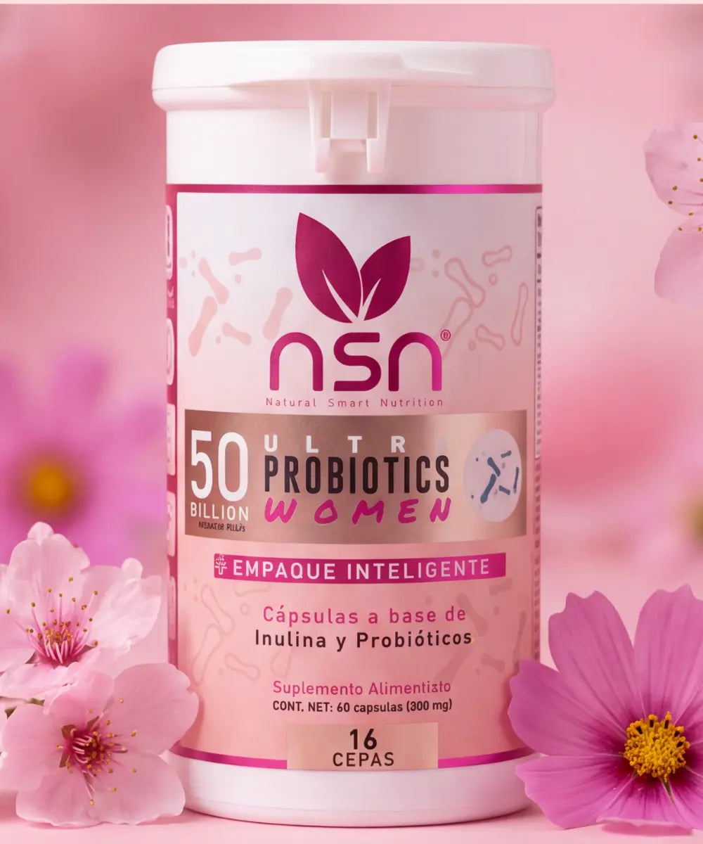 Probioticos para Mujer | Probioticos exclusivos de alta Gama NSN Natural Smart Nutrition