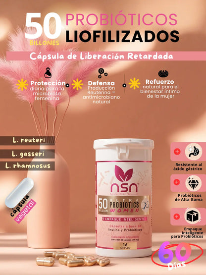 Probioticos para Mujer | Probioticos exclusivos de alta Gama