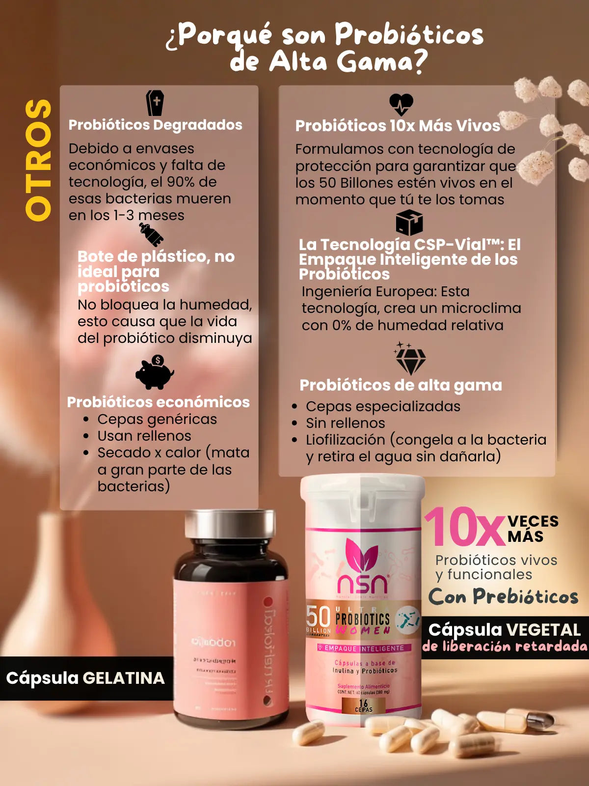 Probioticos para Mujer | Probioticos exclusivos de alta Gama