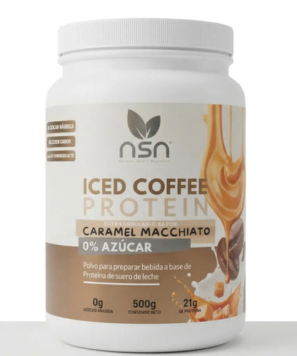 Iced Coffee Protein | Proteína Caramel Macchiato | Polvo para Preparar Iced Coffee