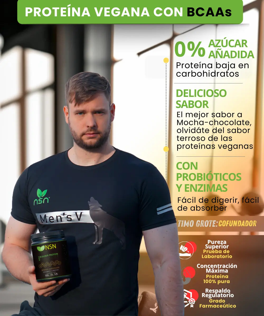 Proteína vegetal con BCAA&