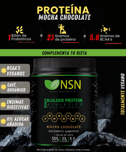 Proteína vegetal con BCAA&