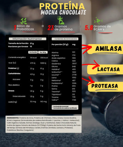 Proteína vegetal con BCAA&