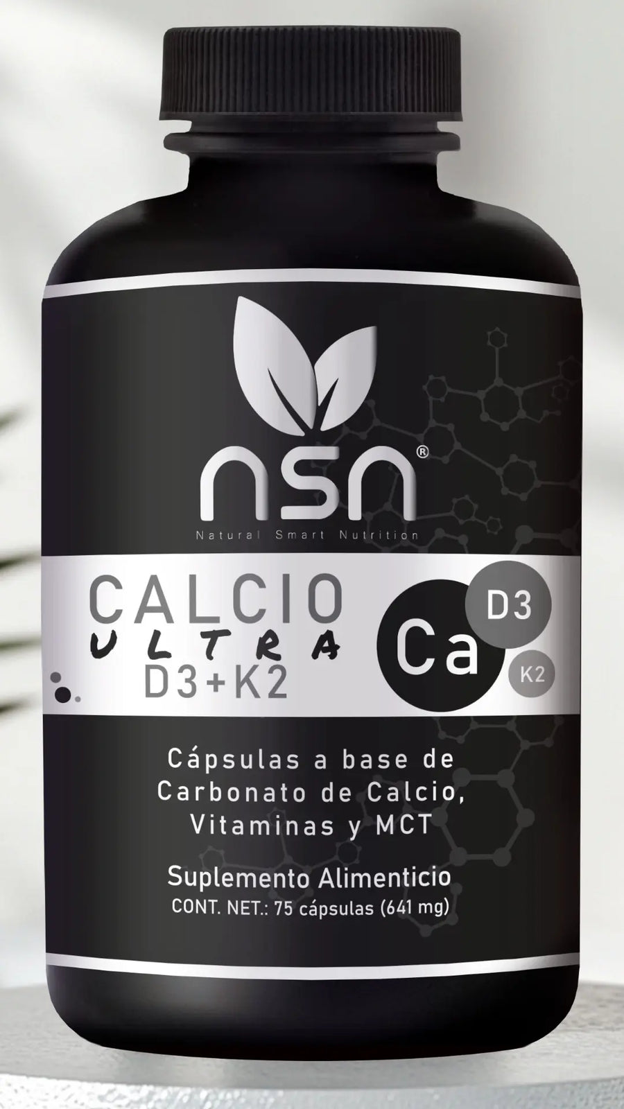 Ultra Calcio | Con Vitamina D3 Y K2 y Aceite de Coco