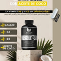 Ultra Calcio | Con Vitamina D3 Y K2 y Aceite de Coco