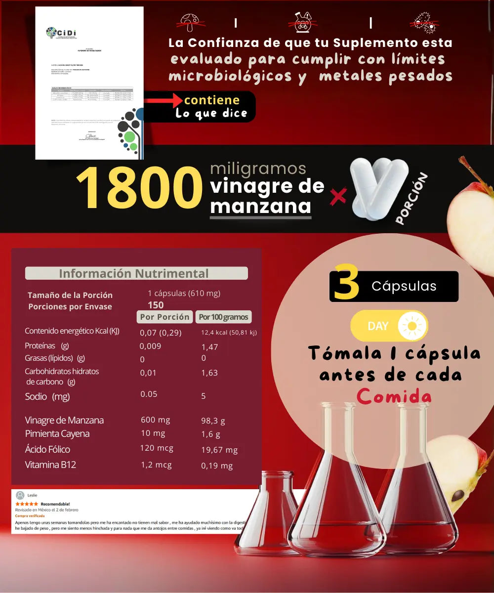 Vinagre de Manzana | Mejor Digestión