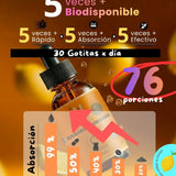 Vitamina C Liposomal en Gotas | 5 veces más Biodisponible | Rico sabor Limón NSN