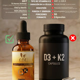 vitamina D3 + K2 liposomal  | Alta absorción NSN