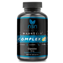 Cargar imagen en el visor de la galería, Magnesio Complex | gluconato, citrato y oxido NSN Natural Smart Nutrition

