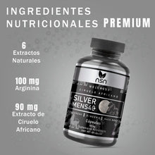Cargar imagen en el visor de la galería, Silver Mens Testo | Suplemento para Prostata NSN Natural Smart Nutrition
