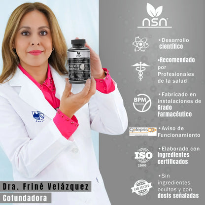 Silver Mens Testo | Suplemento para Prostata NSN Natural Smart Nutrition