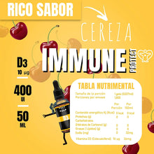 Cargar imagen en el visor de la galería, VITAMINA D INMUNE | SABOR CEREZA NSN Natural Smart Nutrition

