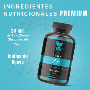 ZINC NSN Natural Smart Nutrition