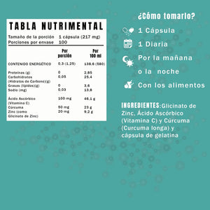 tabla-nutrimental-bisglicinato-de-zinc