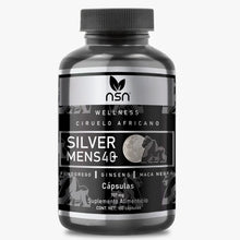 Cargar imagen en el visor de la galería, silver mens testo NSN Natural Smart Nutrition
